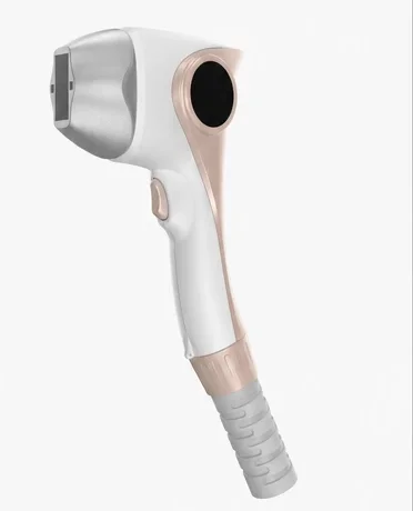 Pieza de mano de la Luxury Pro 4D, blanca con detalles rose gold